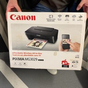 Canon PIXMA MG3029 Black Wireless Printer